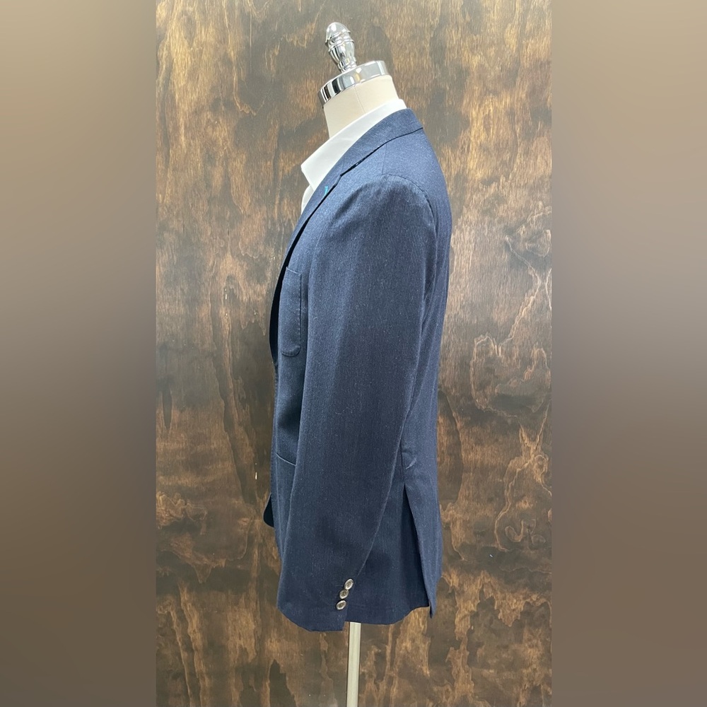 Peter Millar Finely Striped Patch Pocket Deconstr… - image 3